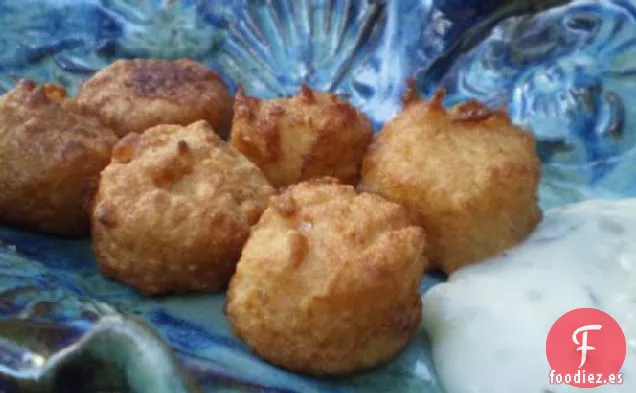 Mariquitas Rebozadas Con Salsa Tártara (Vieiras De Manx)