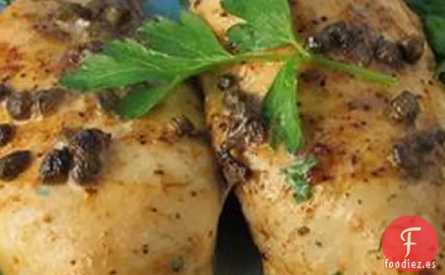 Pollo Al Horno con Alcaparras