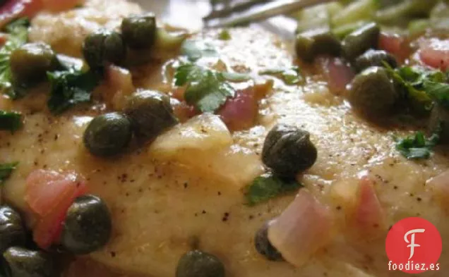 Pollo con Alcaparras al Limón
