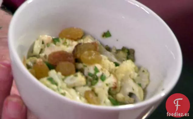 Coliflor Asada con Vinagreta de Alcaparras