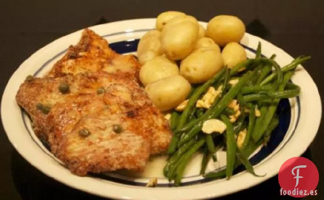 Piccata de Pavo Fácil de Oso