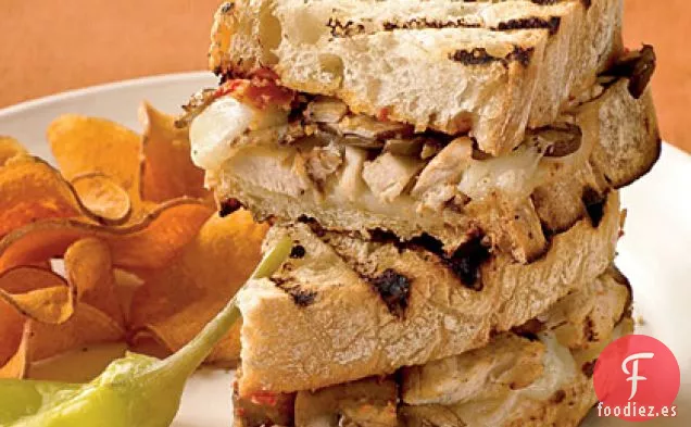 Panini de Pollo y Champiñones