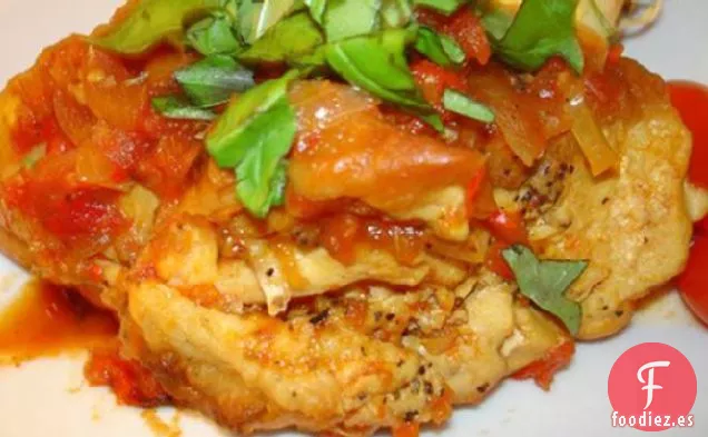 Cacciatore de pollo A la Giada