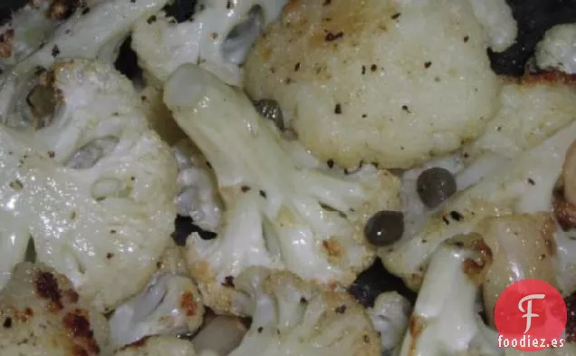 Coliflor Asada Con Alcaparras