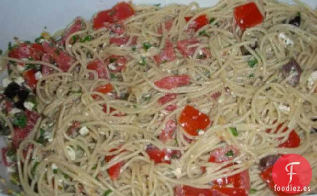 Espaguetis Griegos