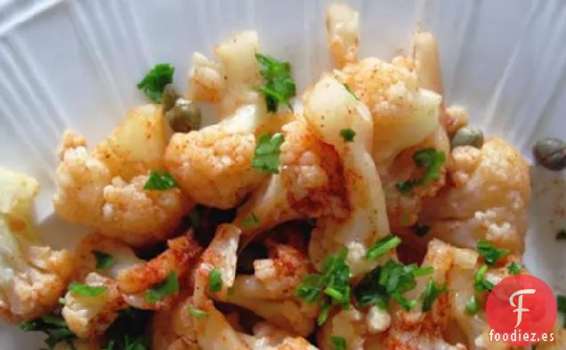 Coliflor Con Comino Tostado, Pimentón Y Vinagreta De Alcaparras