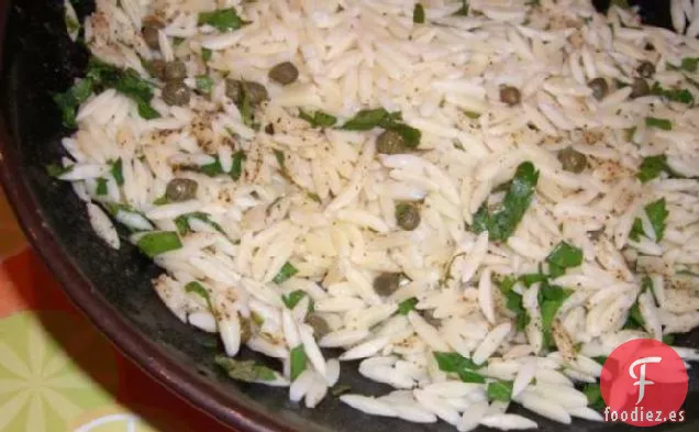 Orzo de Alcaparra de Limón