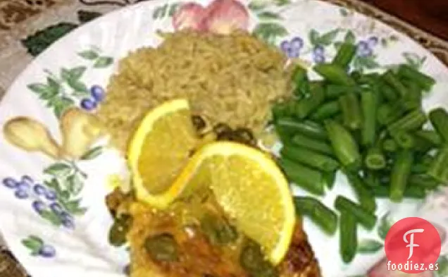 Pollo con Alcaparras Naranja