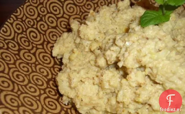 Puré de Coliflor y Curry