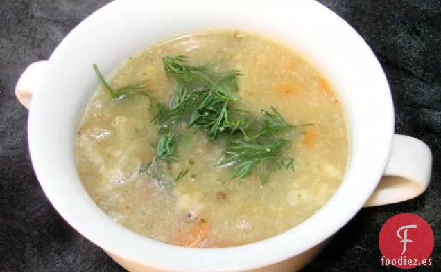 Sopa Cremosa de Coliflor