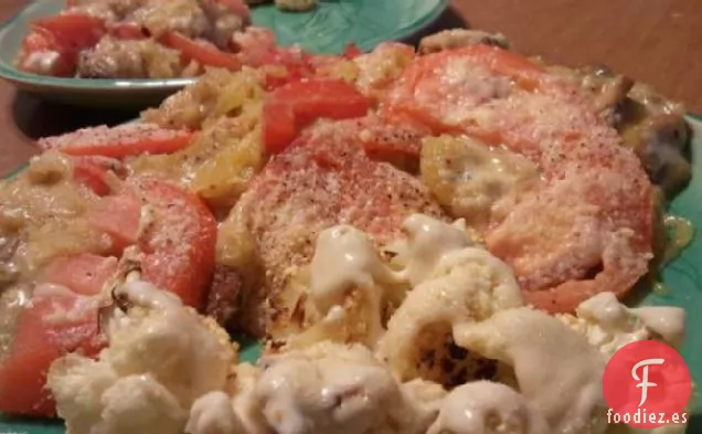 Coliflor Asada Con Aderezo De Tahini