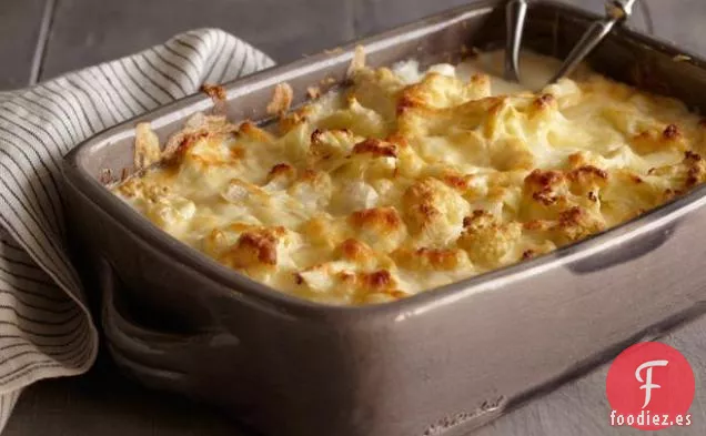 Gratinado de Queso de Cabra y Coliflor