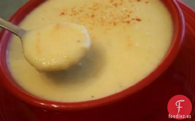 Sopa de Queso de Coliflor