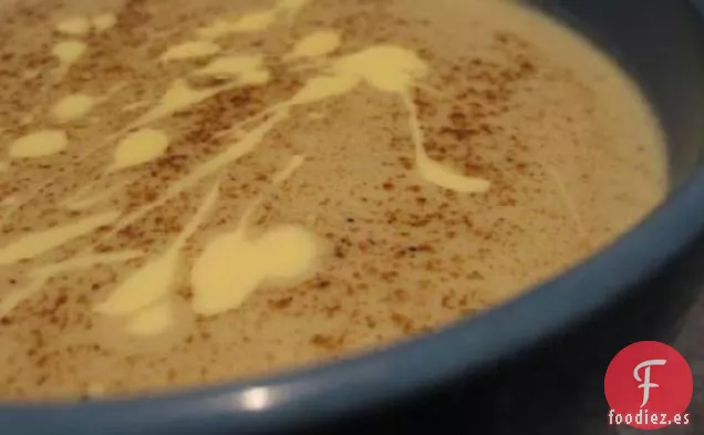 Sopa de Coliflor y Nuez Moscada