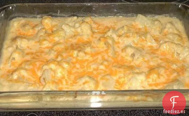 Coliflor al Horno en Salsa de Queso