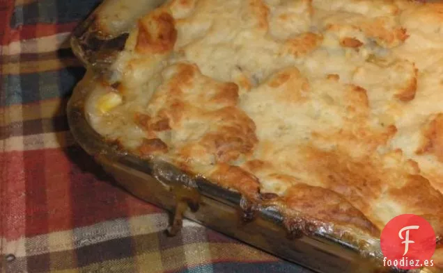 Patatas Fritas con Queso y Coliflor