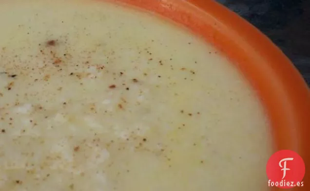 Sopa de Queso de Coliflor