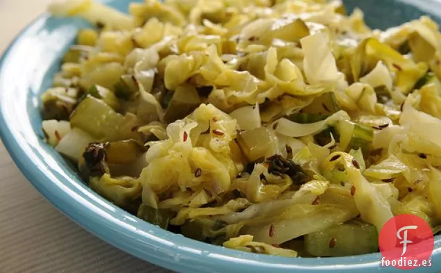 Col Verde Con Pepino Y Alcaravea