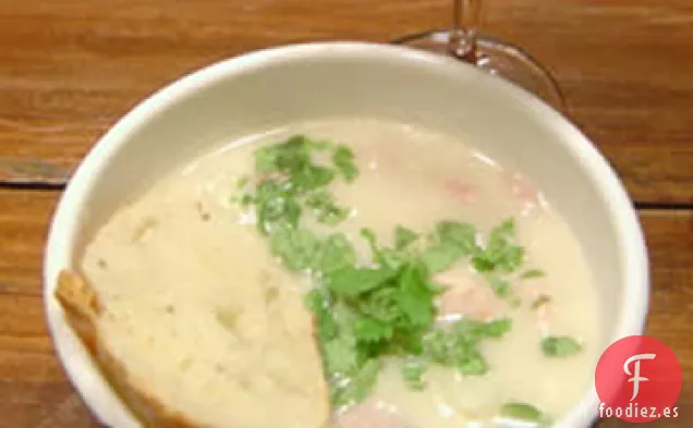 Sopa de Coliflor y Jamón del Suroeste