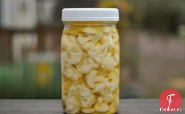 Coliflor En Vinagre Con Limón