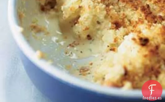 Coliflor Con Cobertura De Miga De Pasto
