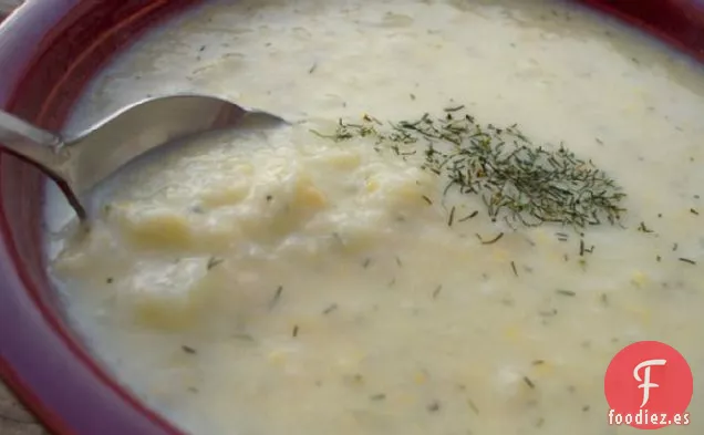 Sopa de Coliflor con Queso