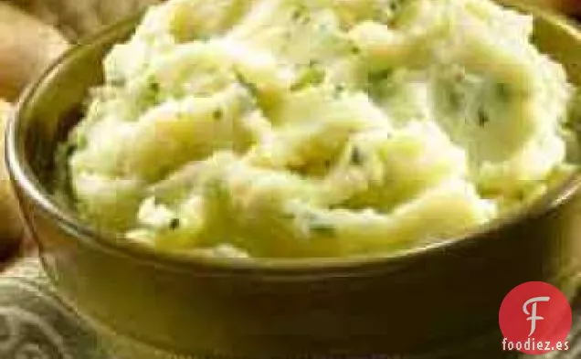 Puré de Papas con Ajo y Coliflor