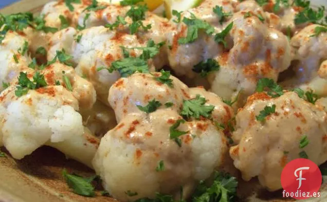 Coliflor Árabe Con Tahini