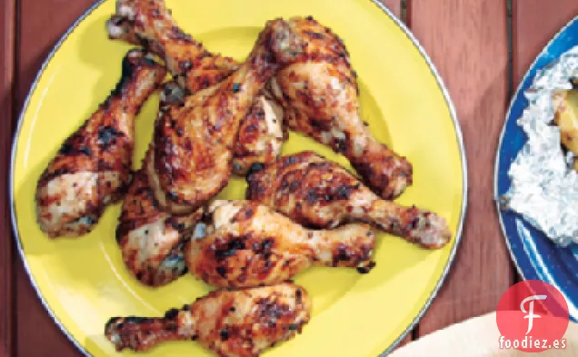Muslos de Pollo con Orégano y Limón a la Parrilla