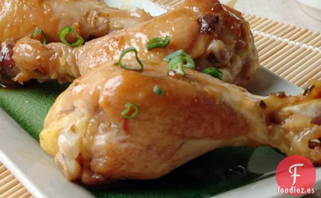 Muslos de Pollo de Soja Cítrica