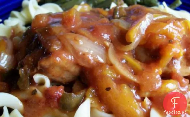 Pollo Mexicali (Olla de cocción lenta)