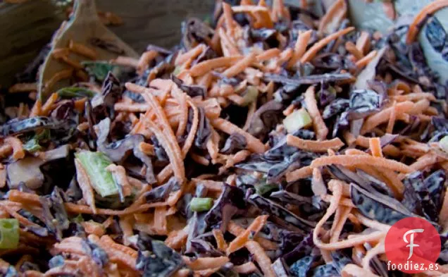 Ensalada De Col Lombarda Y Zanahoria