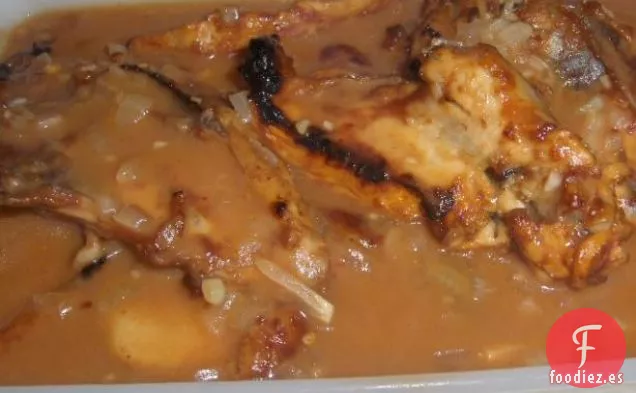 Muslos de pollo de Nat (pásame las servilletas) 