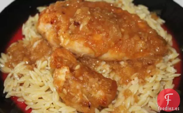 Muslos de Pollo Asados con Ajo Y Miel