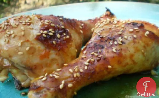 Muslos de Pollo Pegajosos