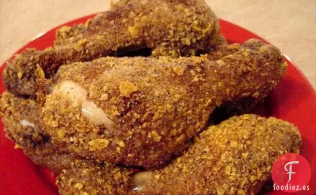 Muslos de Pollo Con Costra de Nuez