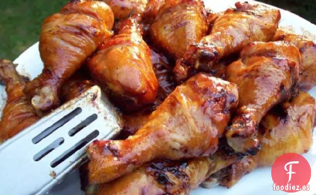 Muslos Dulces y Pegajosos a la Parrilla