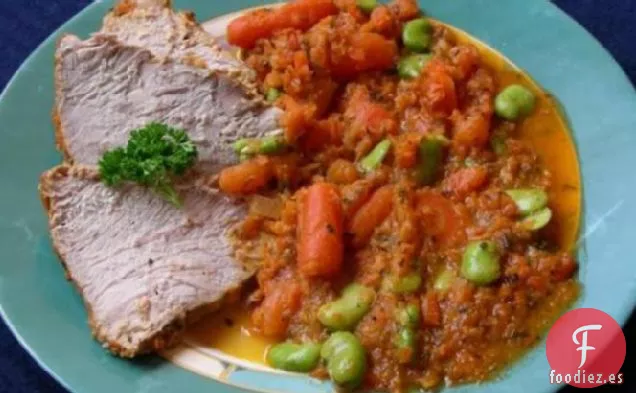 Asado De Ternera Con Habas