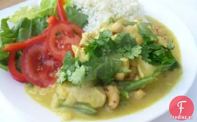 Curry de Pollo y Anacardos