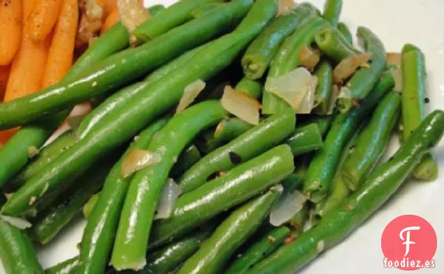 Cebolla y Judías Verdes con Ajo