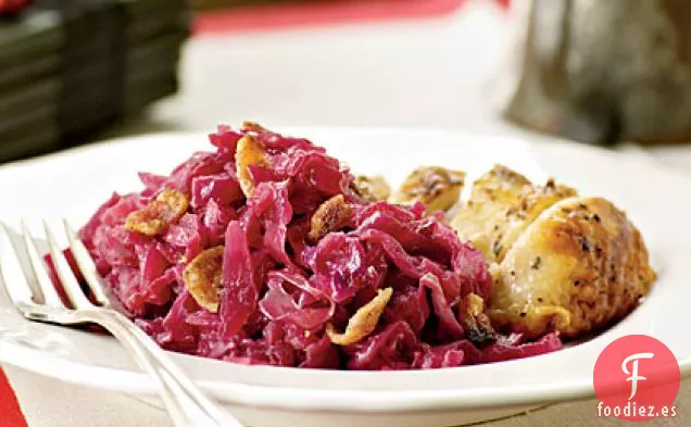 Repollo estofado agridulce (Rotkohl)