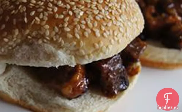Sándwiches de Carne de Hierro Plano para BARBACOA de Cocción Lenta