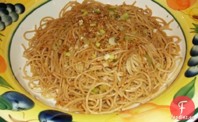 Espaguetis Asiáticos