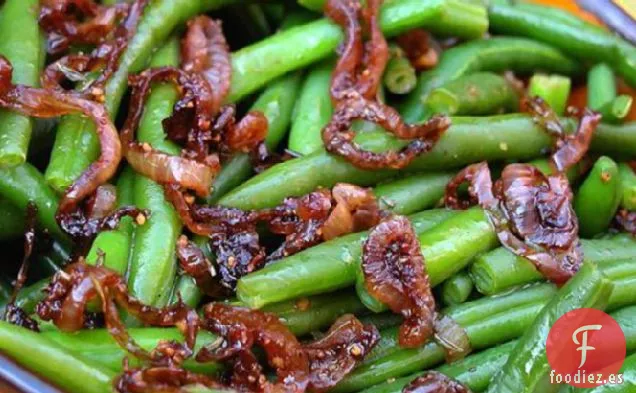 Judías Verdes Con Mantequilla De Chalota Caramelizada