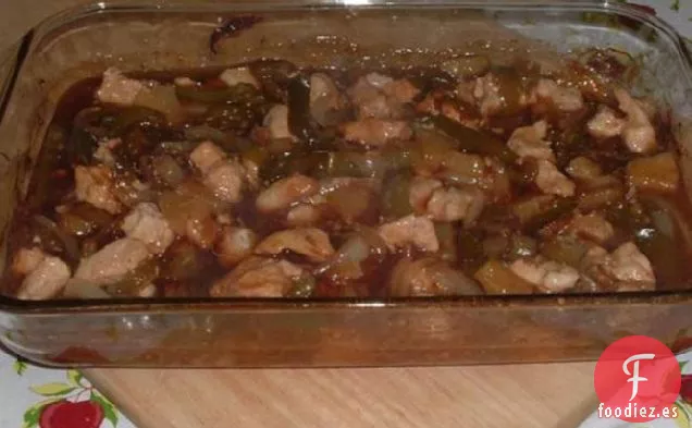 Pollo Agridulce Crock Pot