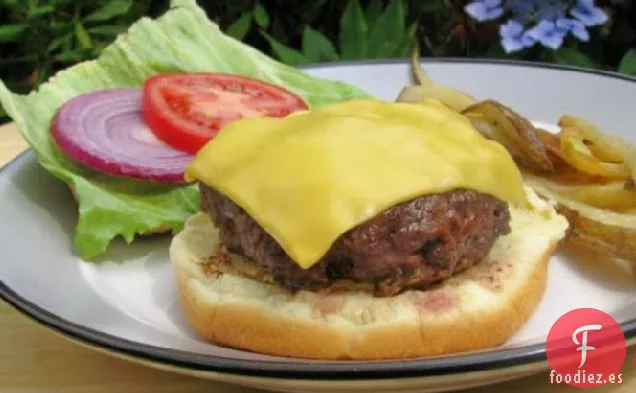 Hamburguesas de Tocino con Champiñones