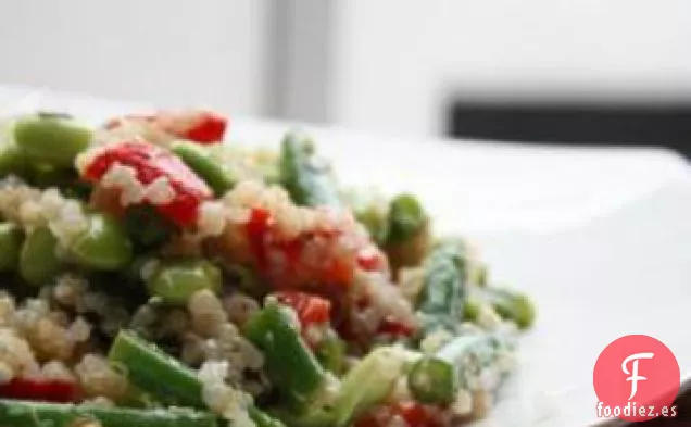 Ensalada De Tres Frijoles Con Quinua