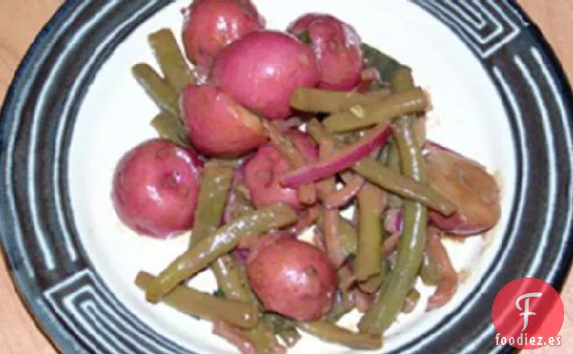 Ensalada de Judías Verdes y Patata Con Vinagreta Balsámica