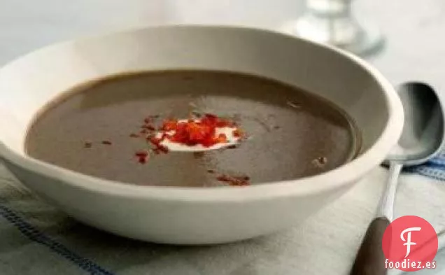 Sopa Picante de Frijoles Negros