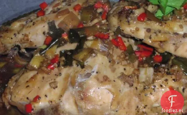 Pollo Chino Picante (Olla de cocción lenta)